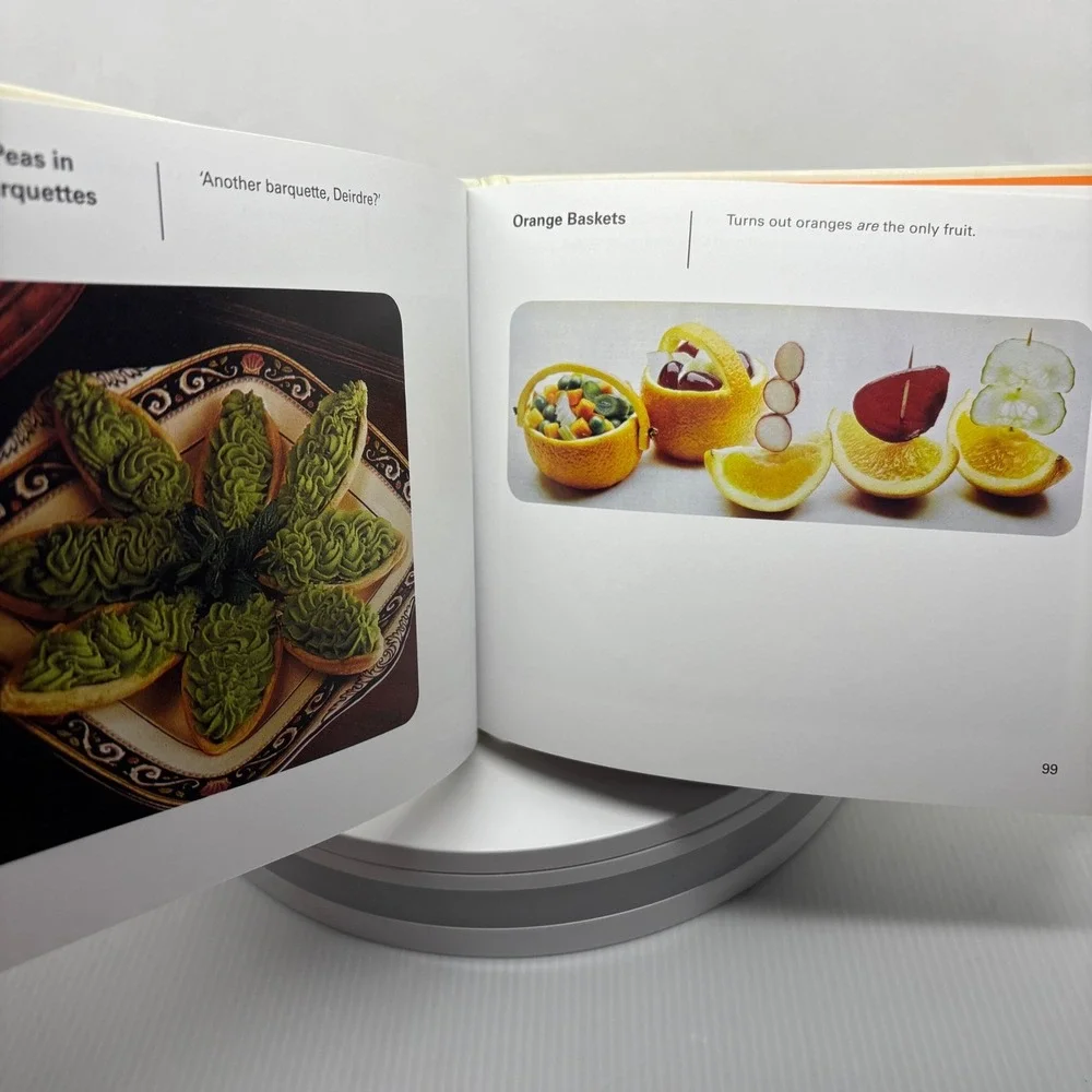 70s Dinner Party Retro Food Anna Pallai Hardcover Book Humor Kitsch 1970s Recipe